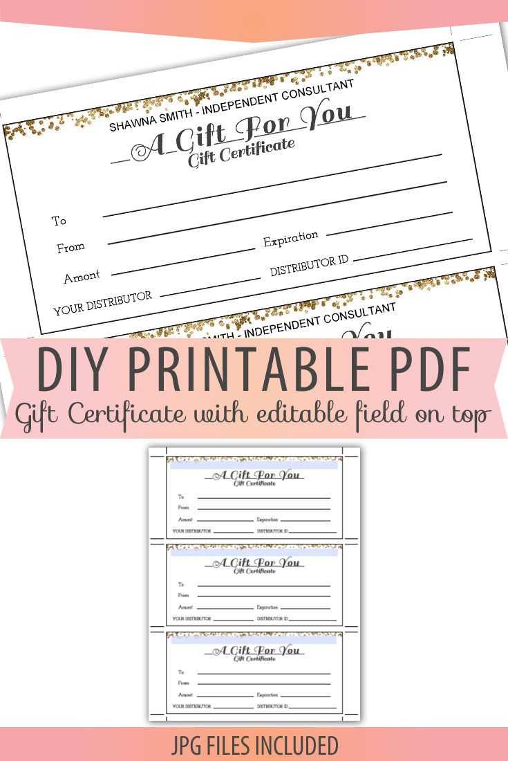 Gift Certificates Cosmetics Makeup Form Sheet Letter Size Throughout Small Certificate Template