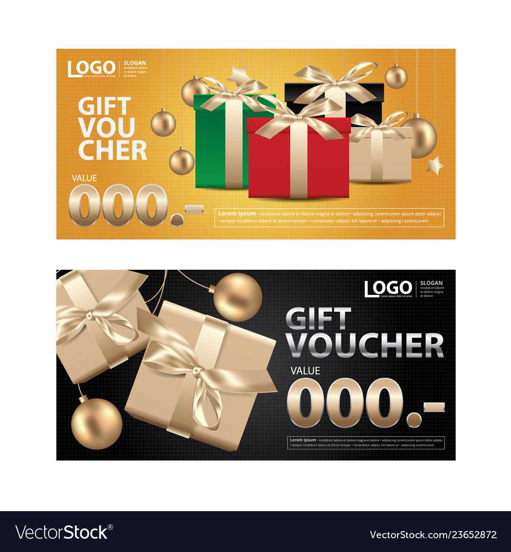 Gift Voucher Coupon Template For Your Business Vec With Regard To Gift Certificate Log Template