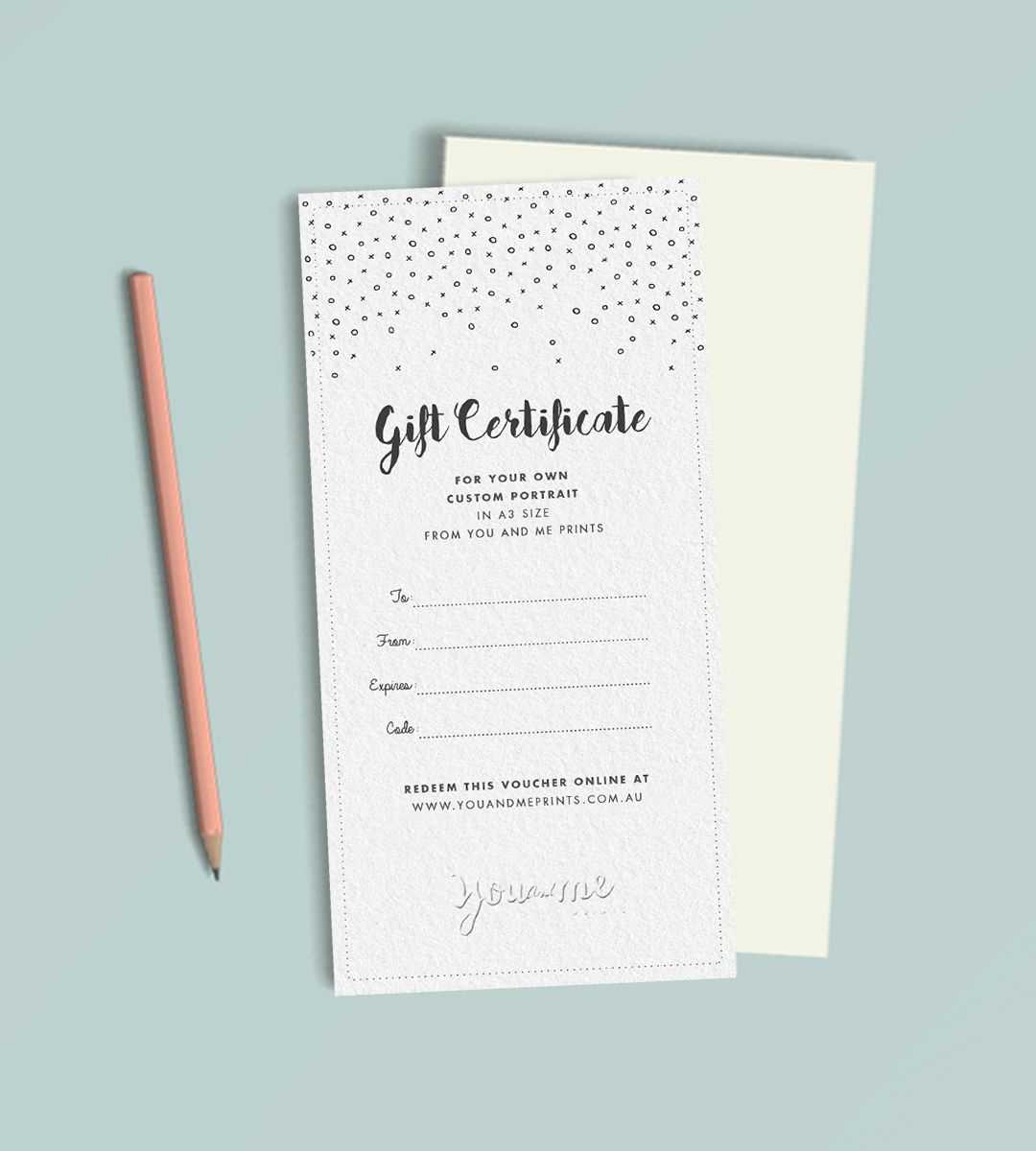Gift Voucher | Gift Voucher Design, Christmas Vouchers, Gift With Custom Gift Certificate Template