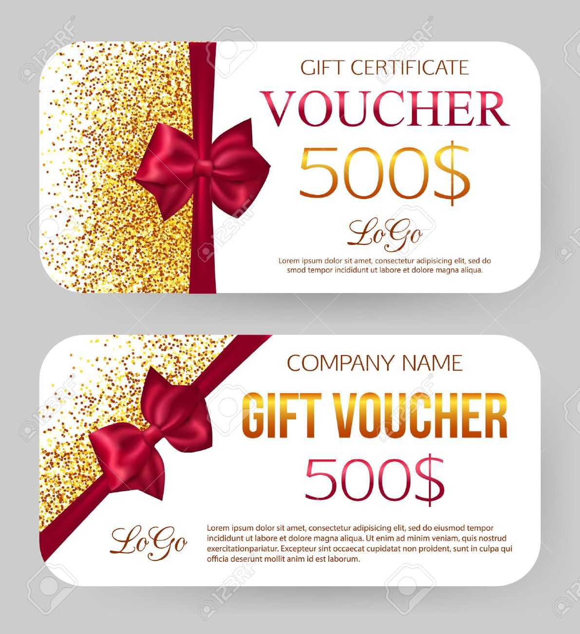 Gift Voucher Template. Golden Design For Gift Certificate Coupon Within Magazine Subscription Gift Certificate Template