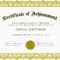 Gold Banner Award Authority Certificate Template Inside Certificate Authority Templates