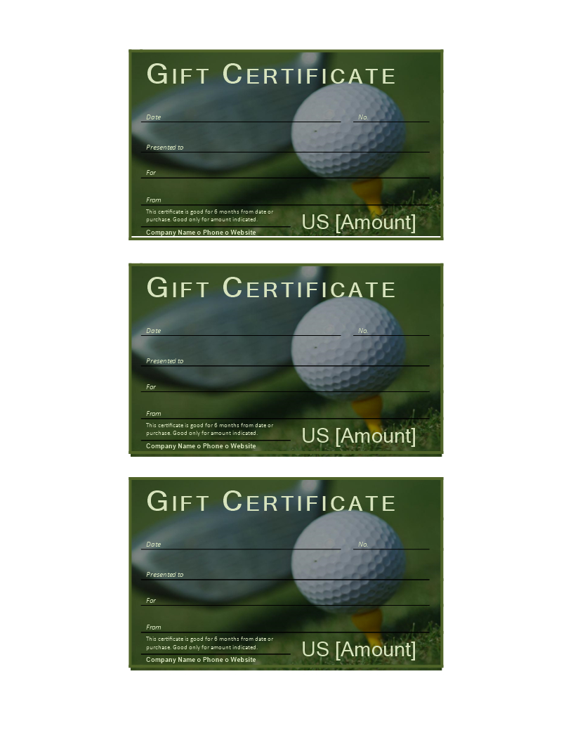 Golf Gift Certificate – Download This Free Printable Golf Regarding Golf Gift Certificate Template