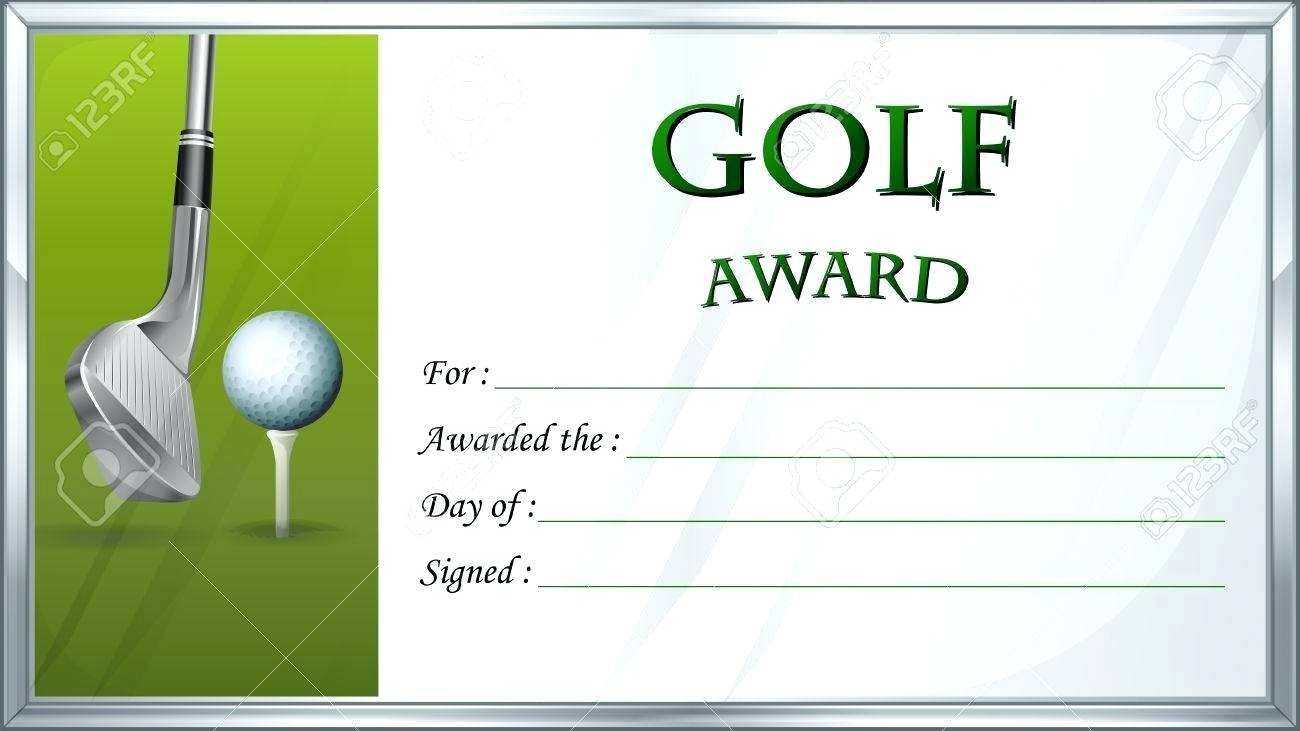Golf Gift Certificate Template Basic Free Gift Certificate With Regard To Golf Gift Certificate Template