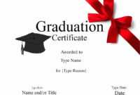 Graduation Gift Certificate Template Free Templates with Graduation Gift Certificate Template Free