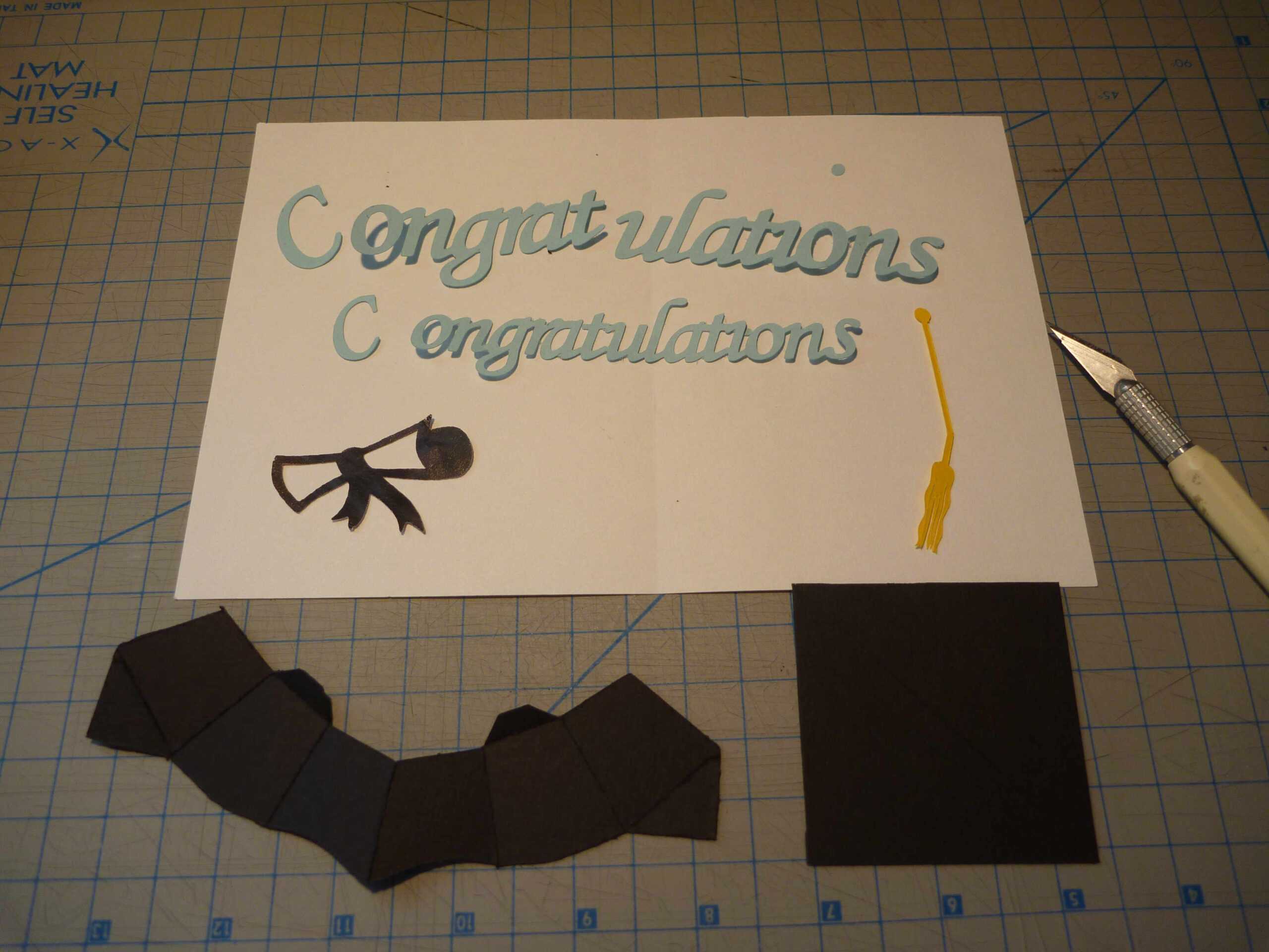 Graduation Pop Up Card: 3D Cap Tutorial – Creative Pop Up Cards Inside Graduation Pop Up Card Template