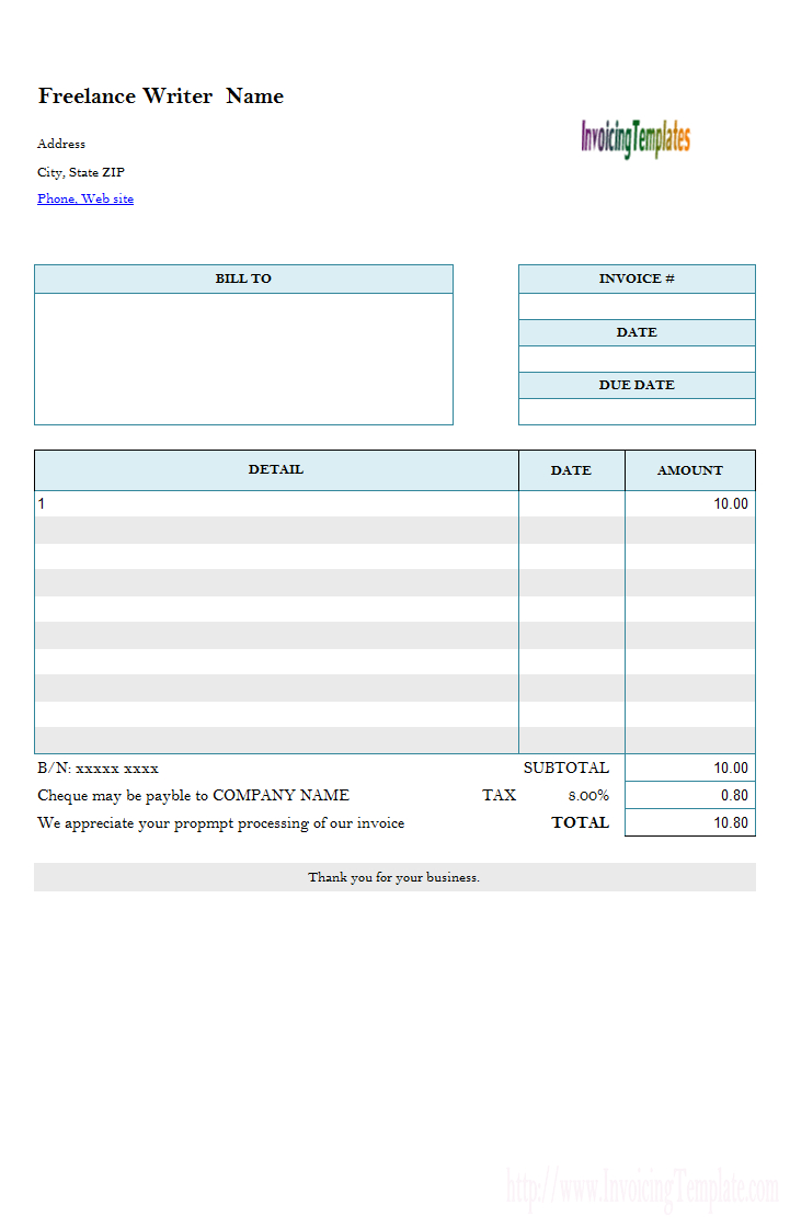 Graphic Design Freelance Invoice Template With Regard To Web Design Invoice Template Word