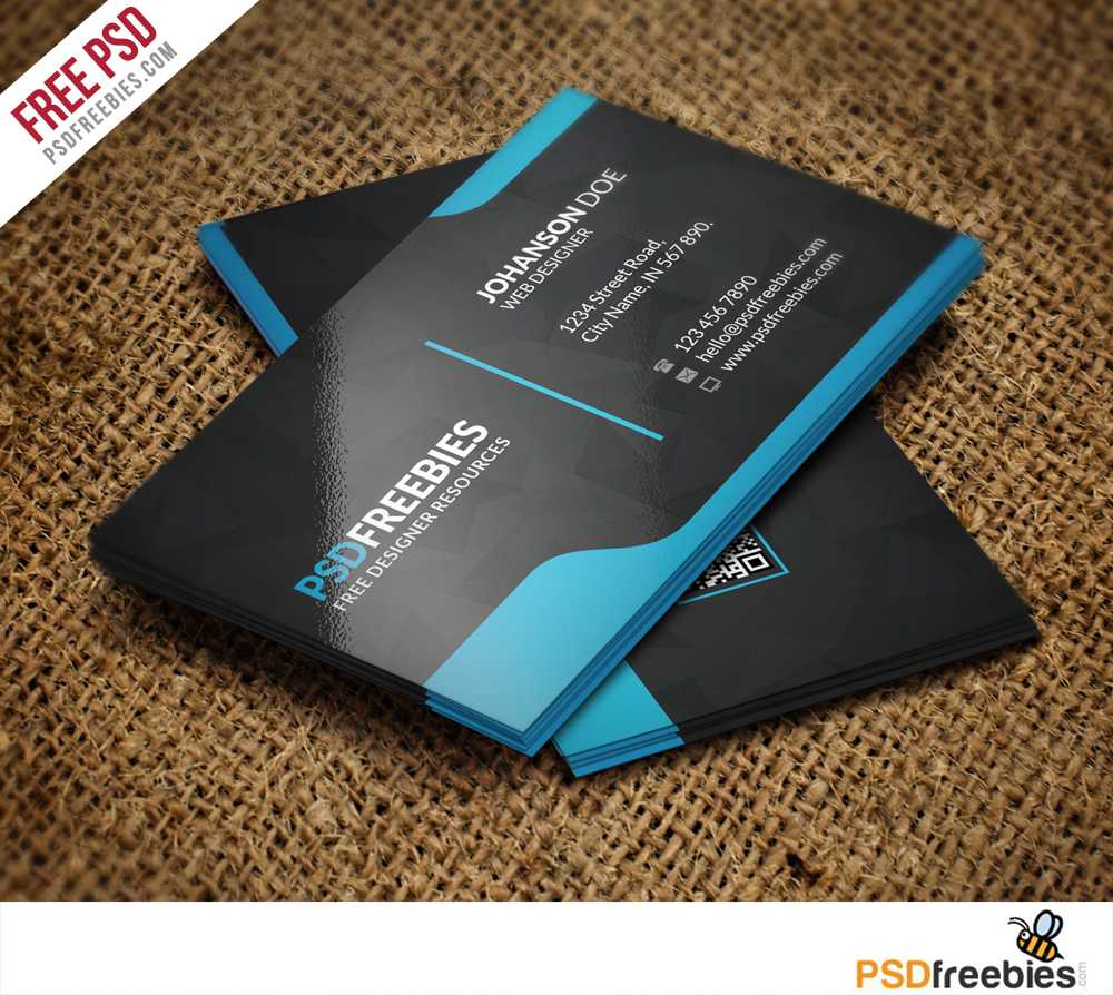 Graphic Designer Business Card Template Free Psd For Free Psd Visiting Card Templates Download