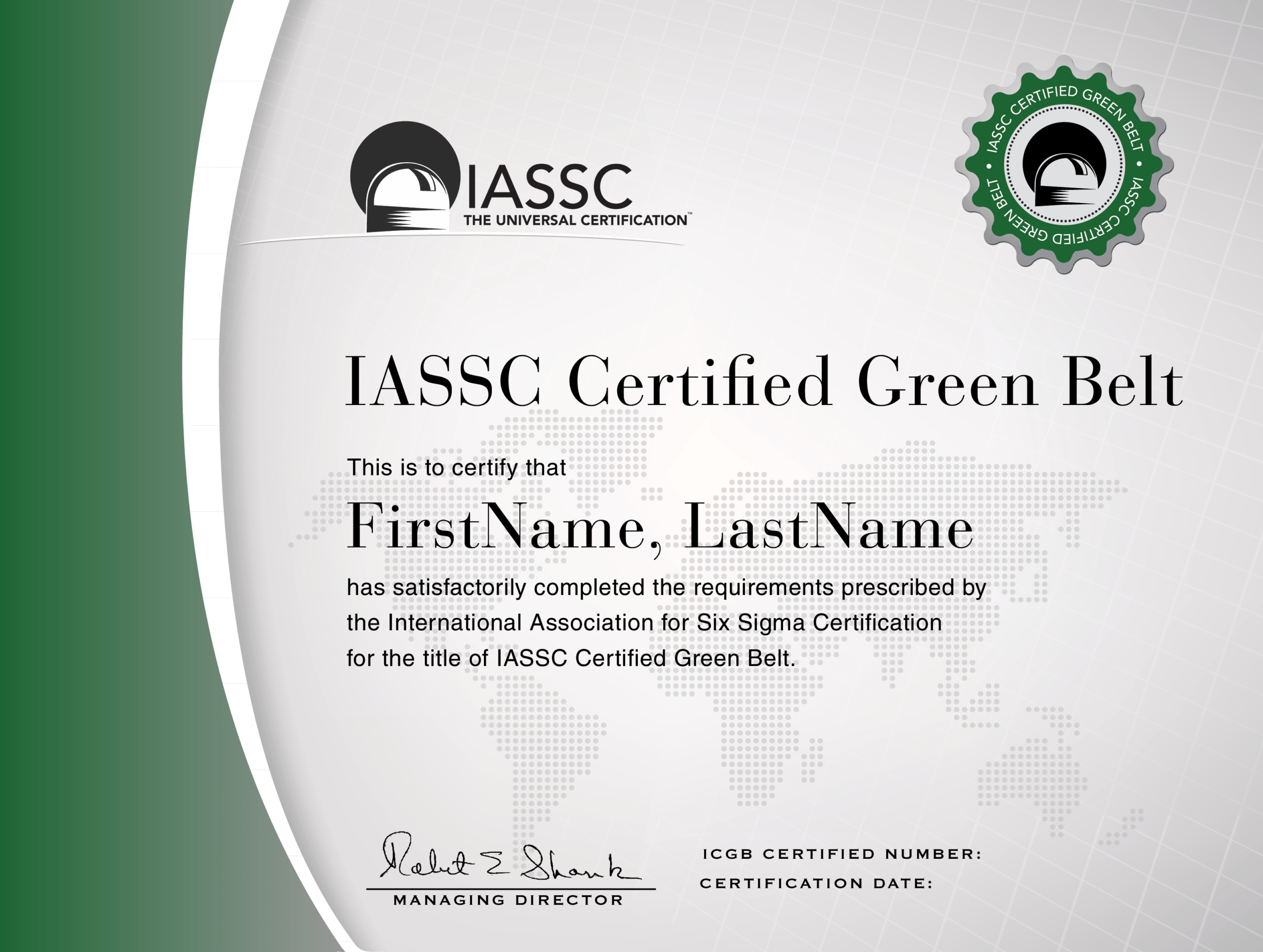 Green Belt Certification | Lean Six Sigma, Green Belt, Black Regarding Green Belt Certificate Template