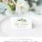 Greenery Wedding Place Card Template, Printable Escort With Regard To Printable Escort Cards Template