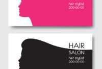 Hair Salon Business Card Templates With Beautiful regarding Hair Salon Business Card Template