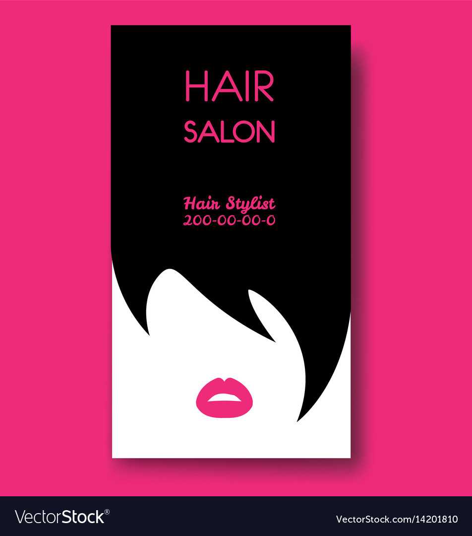 Hair Salon Business Card Templates With Black Hair Inside Hair Salon Business Card Template
