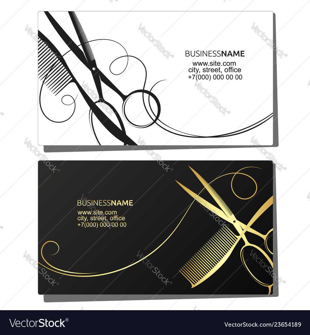 Hairdressers Business Cards Designs Letters Hair Salon Throughout Hairdresser Business Card Templates Free
