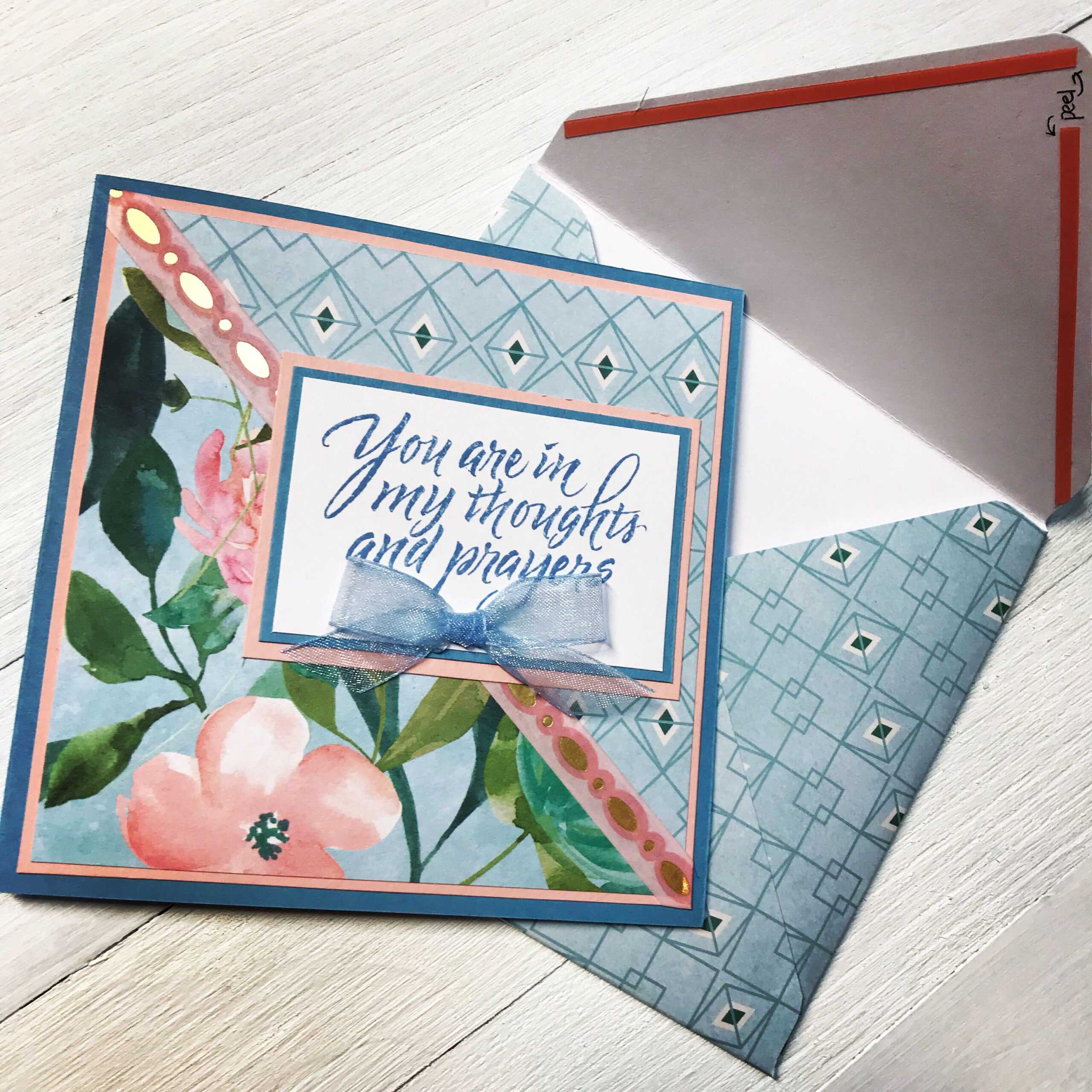 Handmade Card Using Spring Posies Paper Padrecollections In Recollections Cards And Envelopes Templates