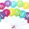Happy Birthday Banner Diy Template | Balloon Birthday Banner Within Diy Banner Template Free
