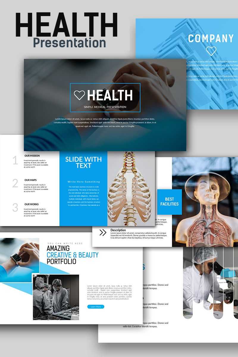 Health Medical Presentation Keynote Template #66310 | Free Within Keynote Brochure Template