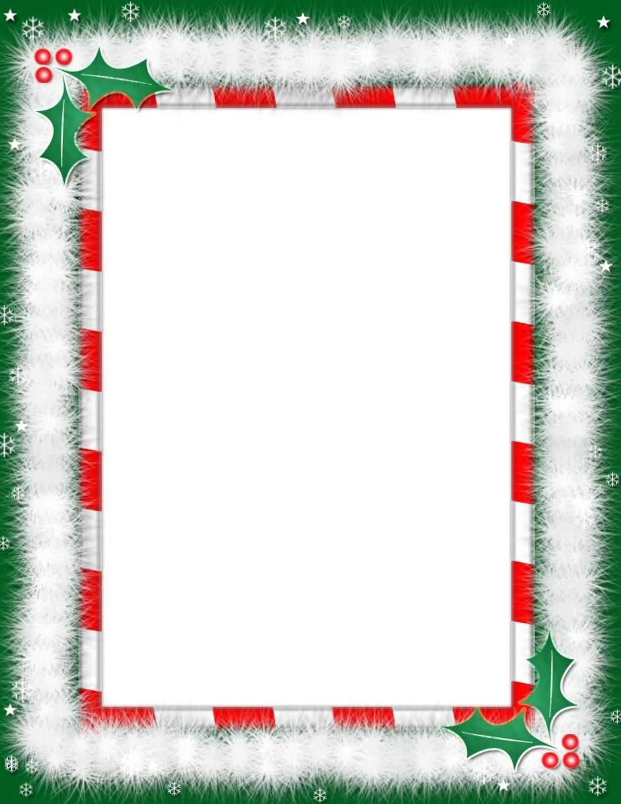 Heart Word Borders Templates Free |  Borders For Word With Christmas Border Word Template