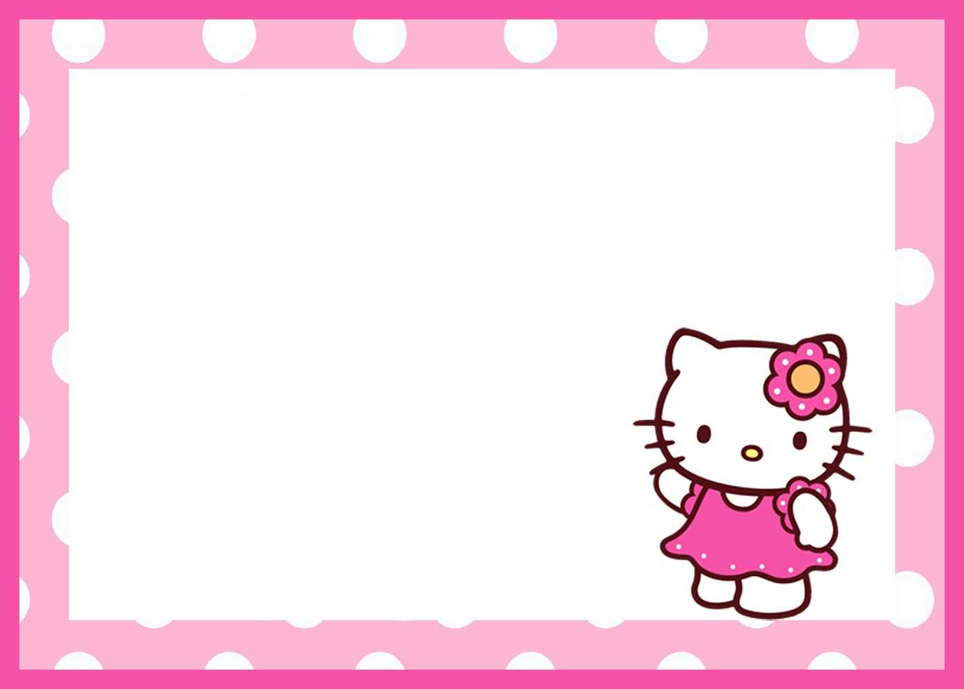 Hello Kitty Invitation Template Free – Major.magdalene For Hello Kitty Birthday Card Template Free