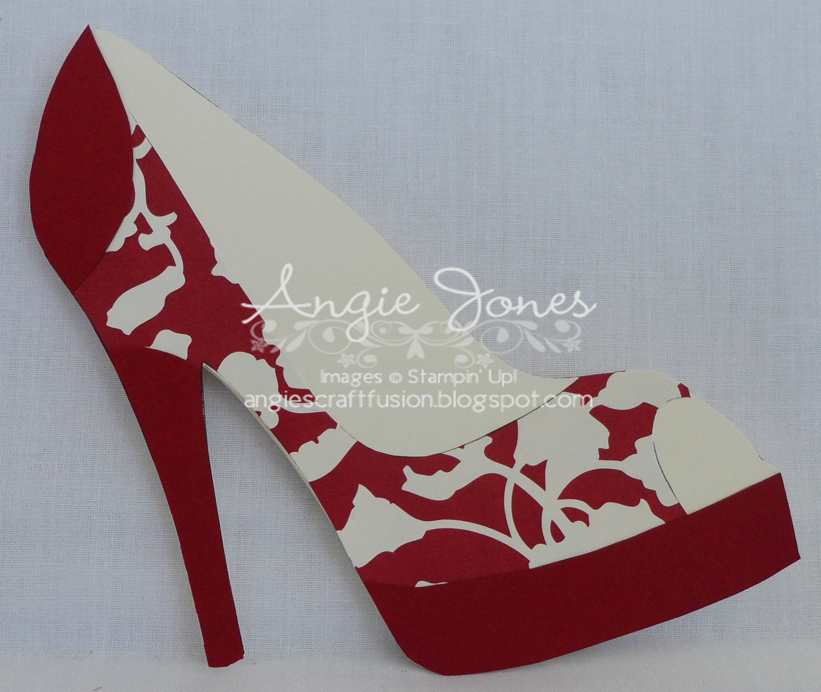 High Heel Shoe Card | Shoe Decor | Paper Shoes, Shoe With High Heel Template For Cards