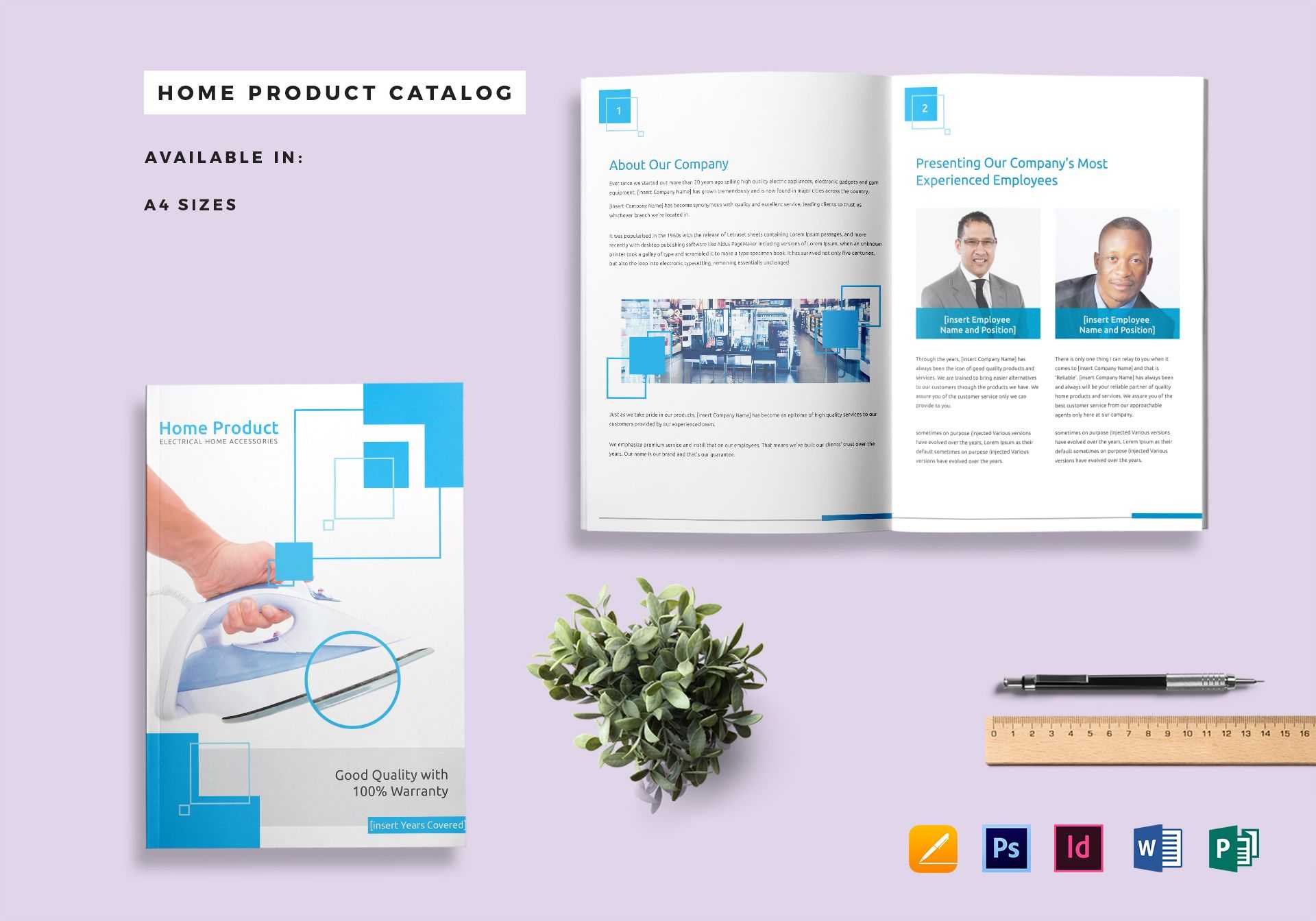 Home Product Catalog Template Intended For Word Catalogue Template