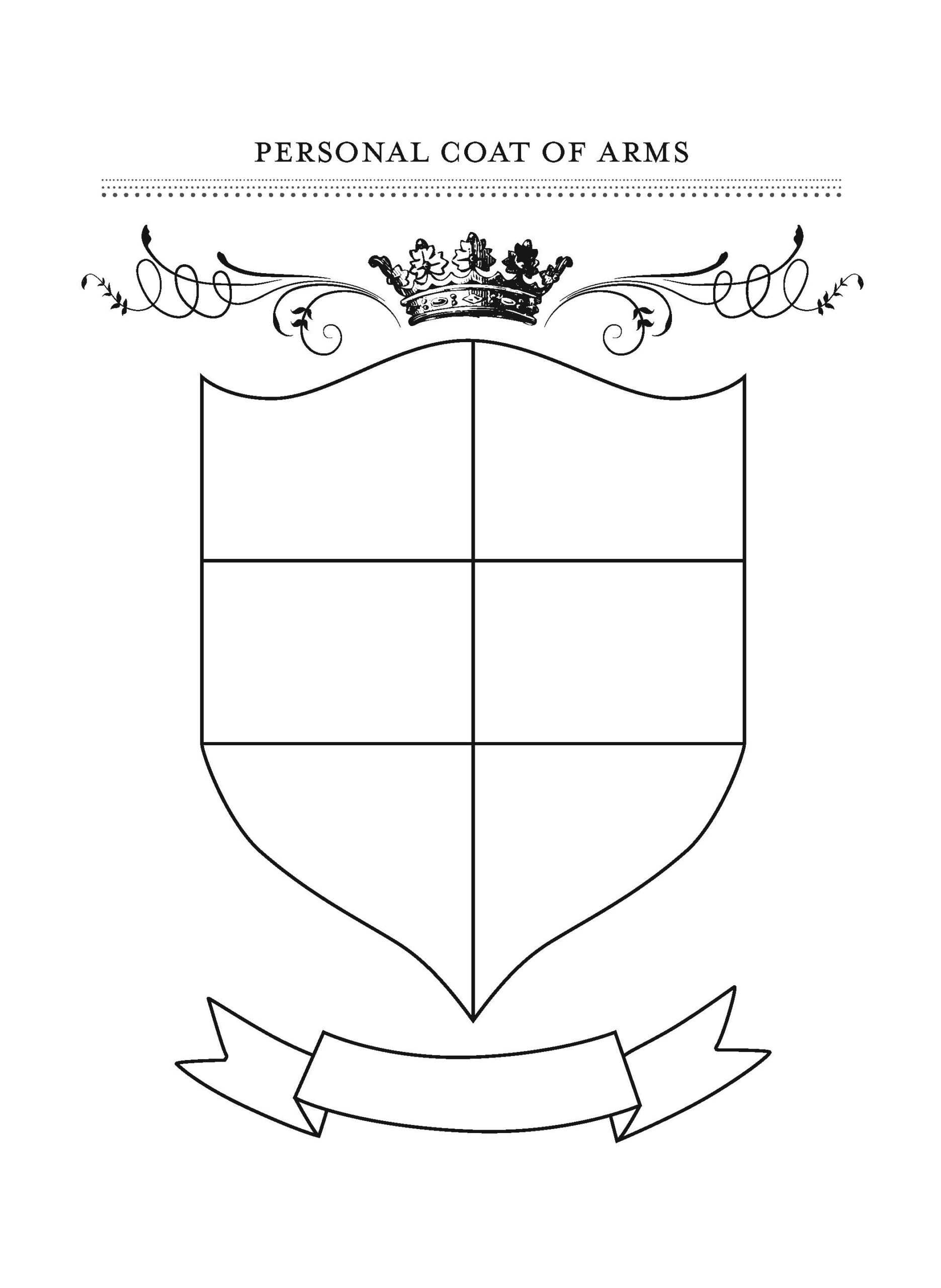 Honor Your Family With Fun Gratitude Crafts | Coat Of Arms Pertaining To Blank Shield Template Printable