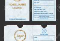 Hotel Key Card Holder Folder Package Template Design. throughout Hotel Key Card Template