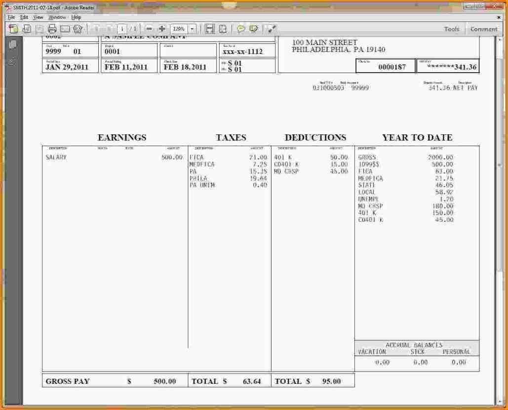 Hourly Wage Then Log Download Pay Stub Template Word Free Within Free Pay Stub Template Word