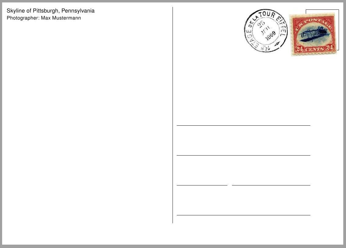 How Can I Make A Postcard Template? – Tex – Latex Stack Exchange Intended For Post Cards Template