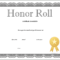 How To Craft A Professional-Looking Honor Roll Certificate intended for Honor Roll Certificate Template