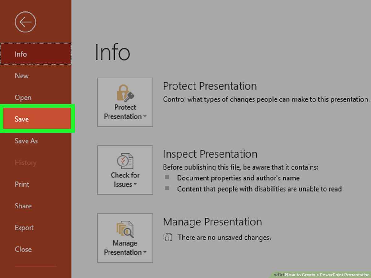 How To Create A Powerpoint Presentation (With Sample Intended For How To Save Powerpoint Template