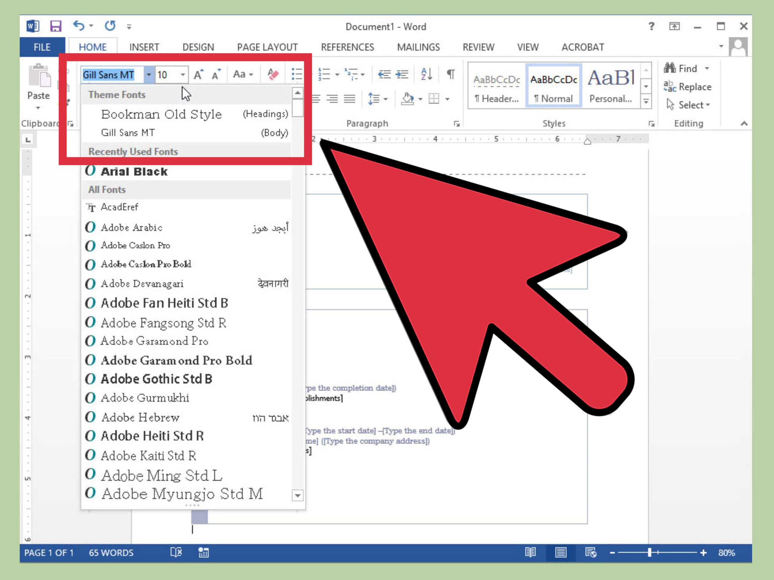 How To Create A Resume In Microsoft Word (With 3 Sample Intended For Creating Word Templates 2013
