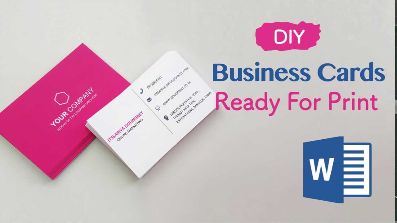 How To Create Your Business Cards In Word – Professional And Print Ready In  4 Easy Steps! Regarding Business Cards For Teachers Templates Free