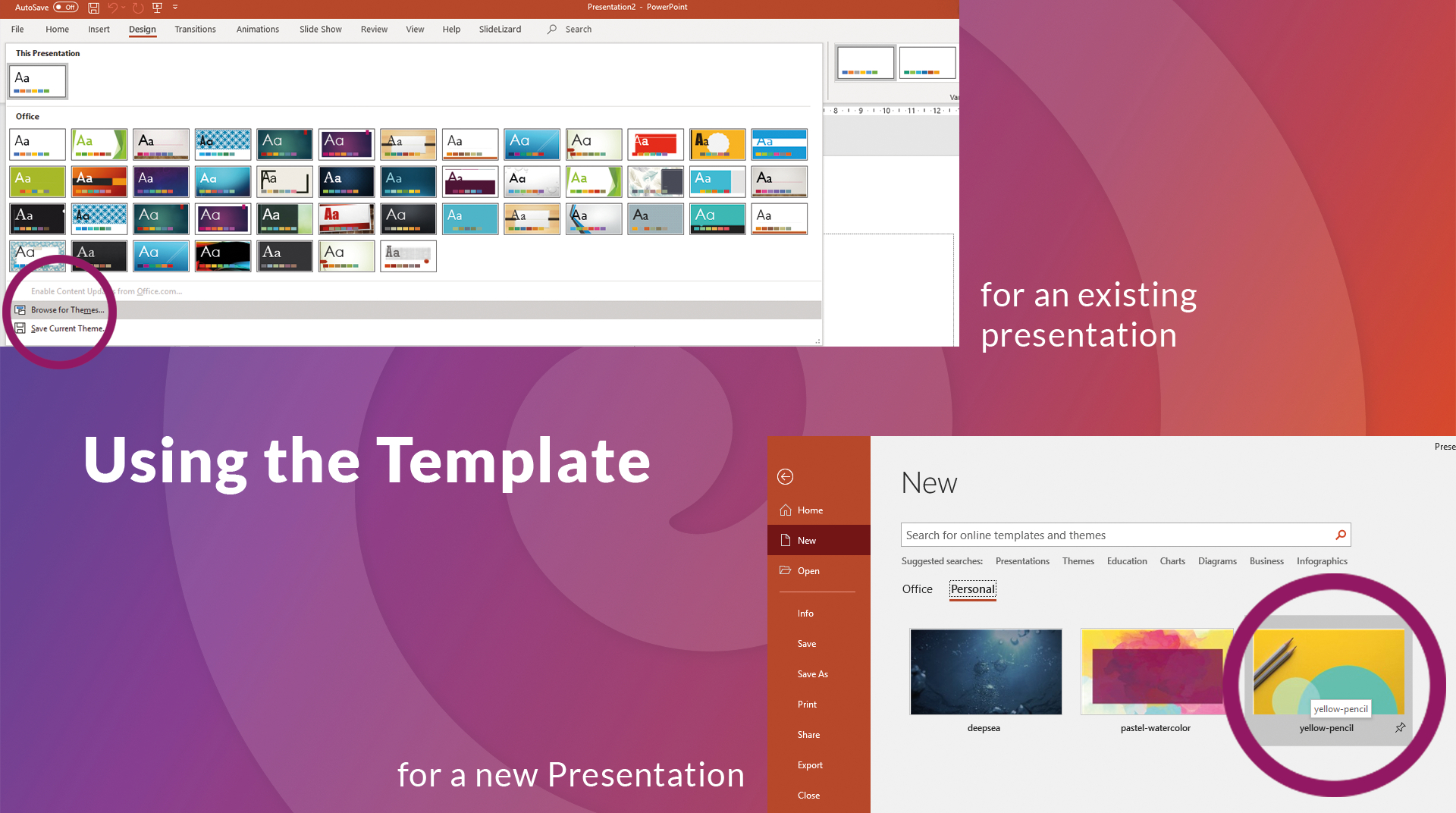 How To Create Your Own Powerpoint Template (2019) | Slidelizard Intended For How To Save Powerpoint Template
