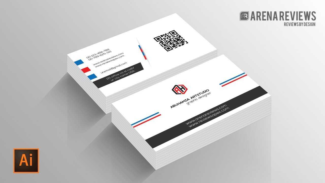 How To Design Business Card Template Illustrator Cc Tutorial Throughout Visiting Card Illustrator Templates Download