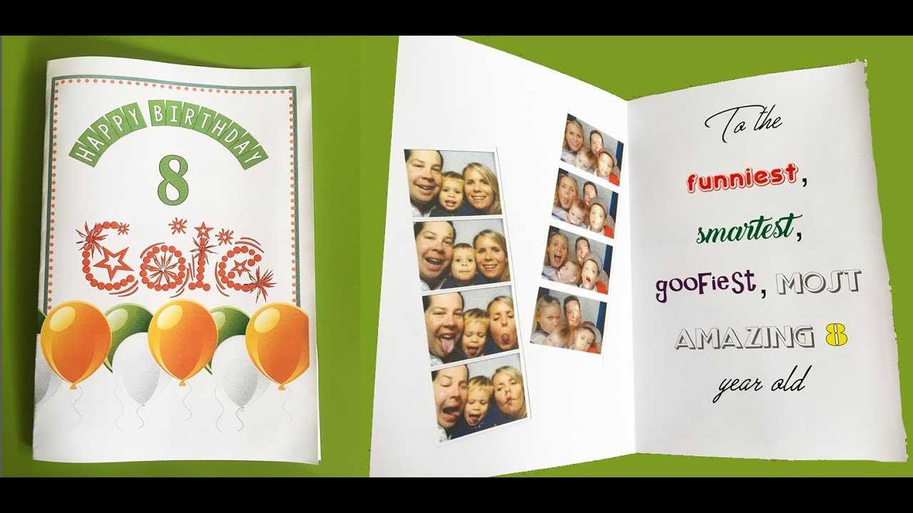 How To Make A Foldable Birthday Card With Ms Word Inside Foldable Card Template Word