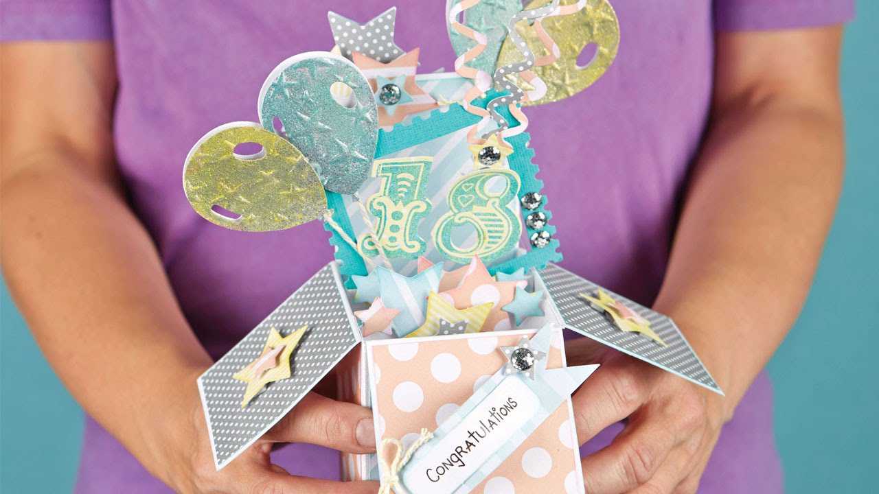 How To Make A Pop Up Box Card | Craft Techniques For Pop Up Box Card Template