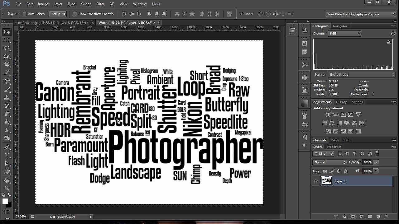 How To Make A Word Cloud In Photoshop Intended For Free Word Collage Template
