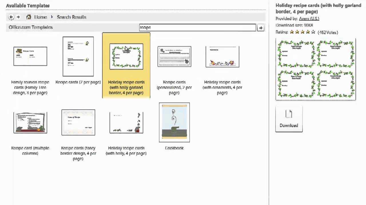 How To Make Fancy Recipe Cards Using Microsoft Word : Using Ms Word Intended For Microsoft Word Recipe Card Template