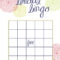 How To Throw The Best Bridal Shower – Pretty Happy Love In Blank Bridal Shower Bingo Template