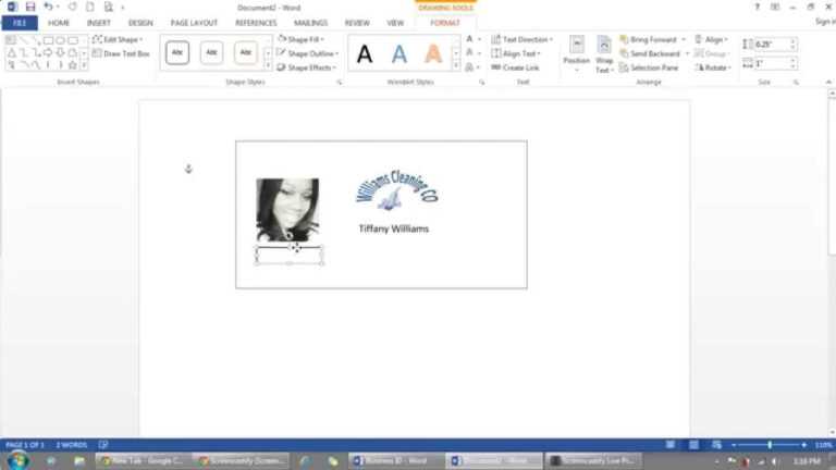 How To Make An Id Badge In Word