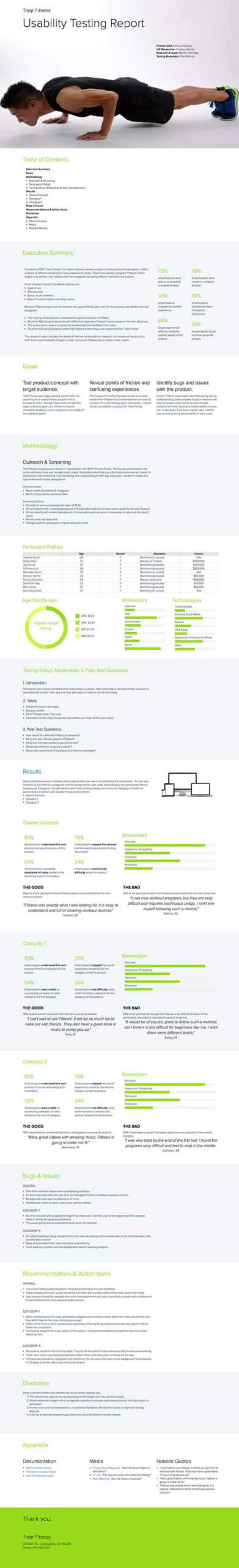 Usability Test Report Template