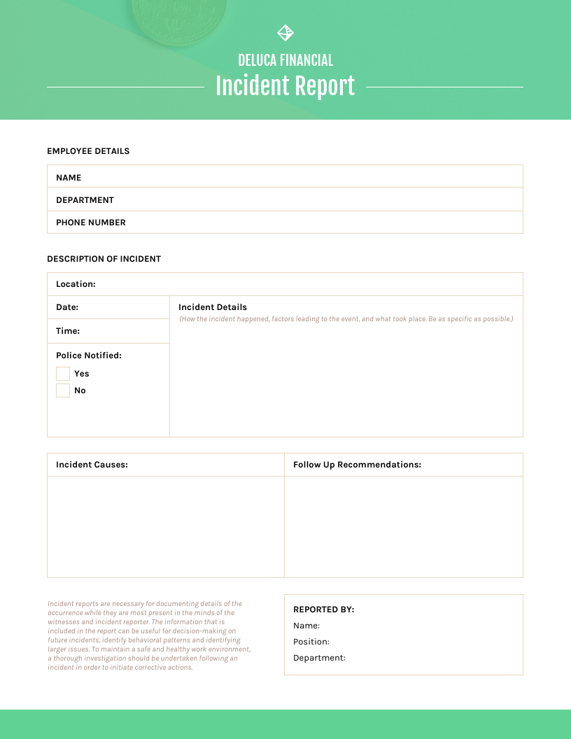 How To Write An Effective Incident Report [Examples + For Serious Incident Report Template