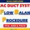 Hvac Training – Duct Air Balancing Calculation Inside Air Balance Report Template