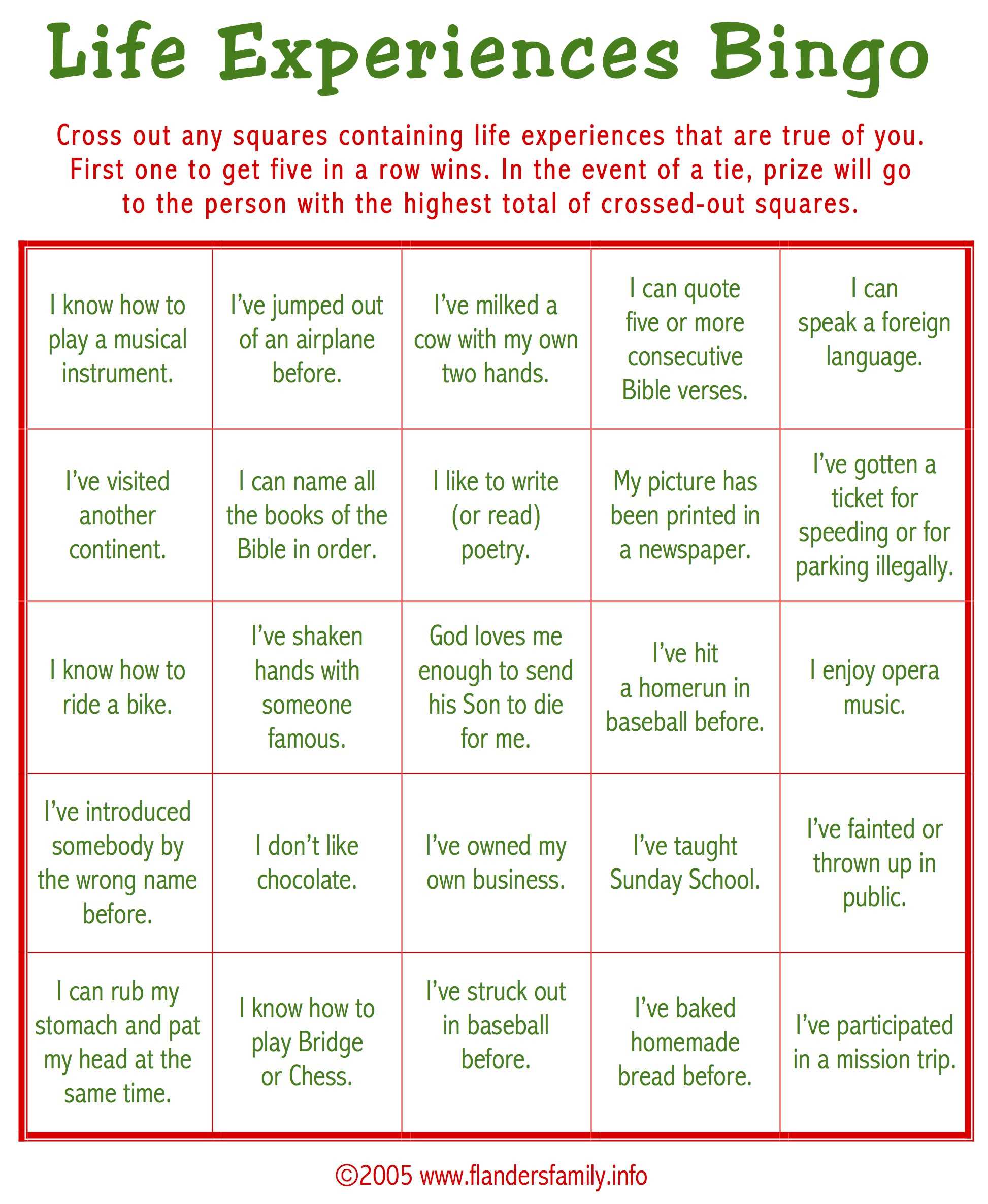 Ice Breaker Bingo (Free Printable) – Flanders Family Homelife Within Ice Breaker Bingo Card Template