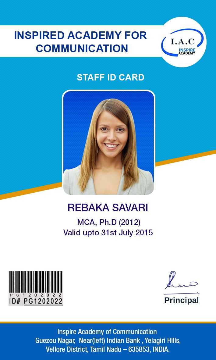 Id Card Designs | Id Card Template, Cards, School Id Within Sample Of Id Card Template