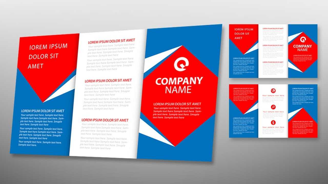 Illustrator Tutorial – Tri Fold Brochure Design Template Inside Tri Fold Brochure Template Illustrator