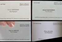 Image Result For American Psycho Business Card Font inside Paul Allen Business Card Template