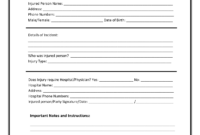 Incident Report Form Template | After School Sign In regarding School Incident Report Template