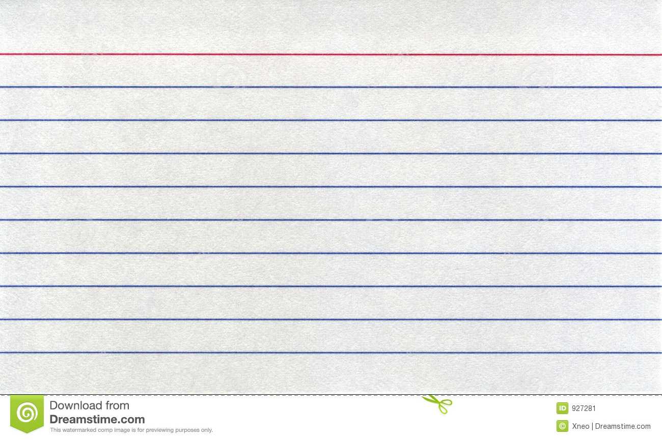 Index Card Stock Image. Image Of Catalog, Postcard For Blank Index Card Template