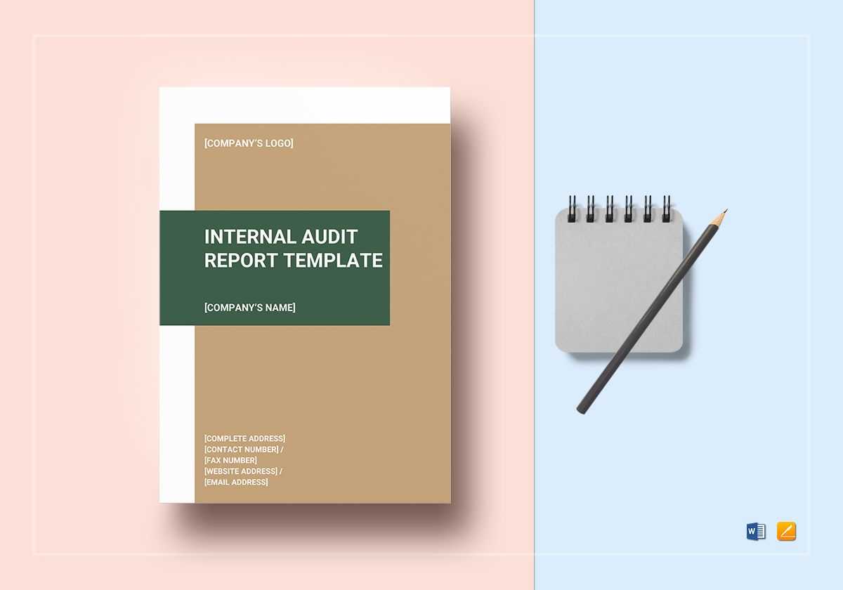 Internal Audit Report Template Inside It Audit Report Template Word