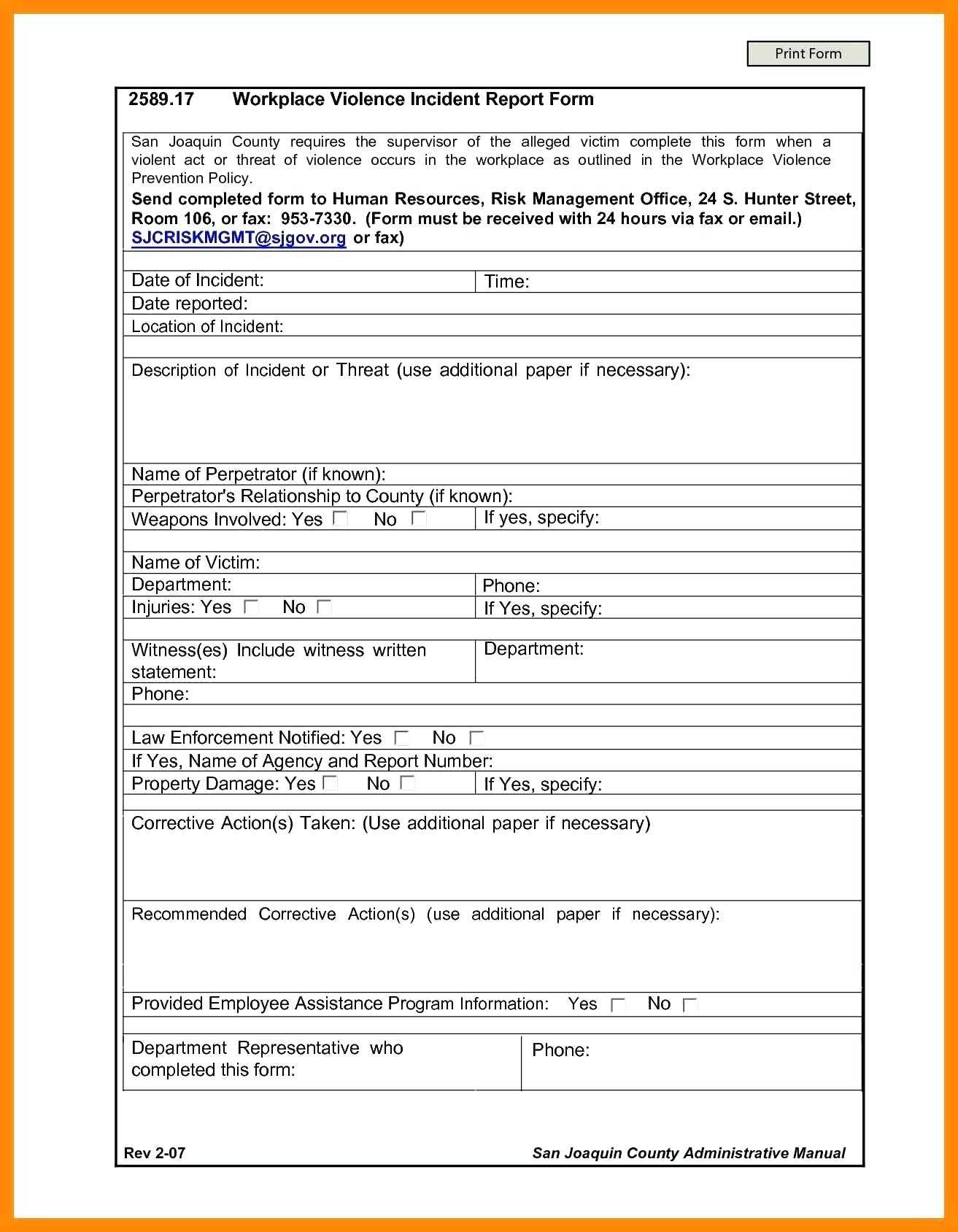 Investigation Report Template Miadesigner Throughout Workplace